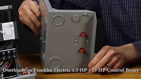 franklin electric control box keeps tripping|pump control box overload tripping.